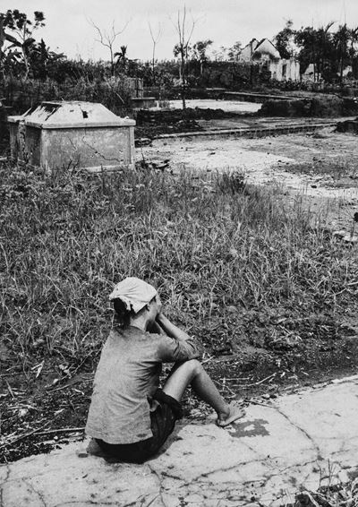 Guerra del Vietnam, stampa vintage alla gelatina ai sali d'argento
