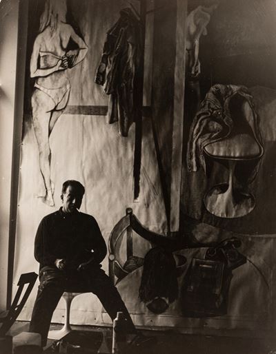 Renato Guttuso - Stampa vintage alla gelatina ai sali d'argento