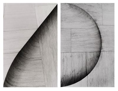 East Building National Gallery, Washington, Variations on the Theme 35 - 36, due stampe alla gela...