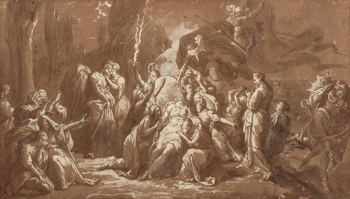Francesco Podesti - Scena Mitologica