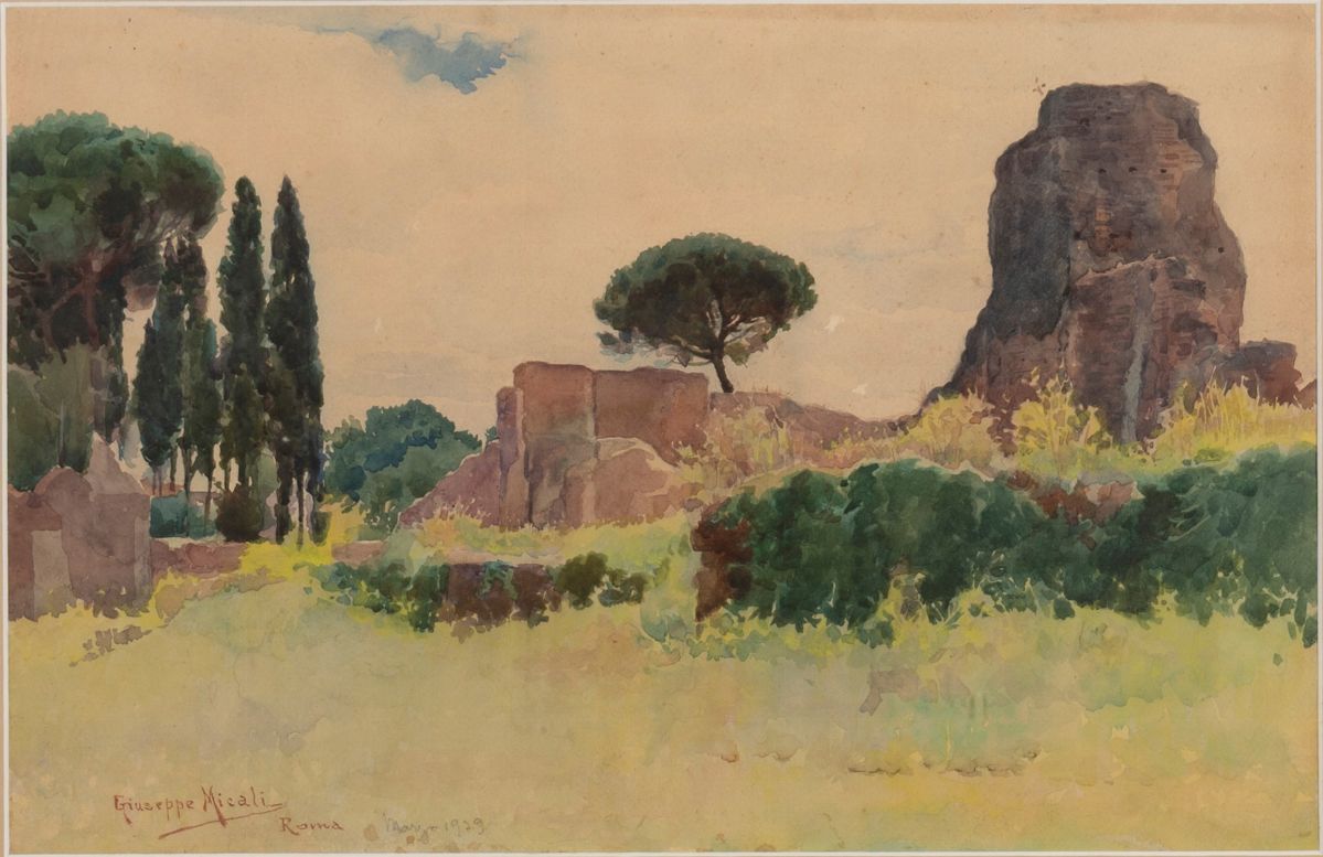 Giuseppe Micali - Ruderi a Roma 1929 | Arte Figurativa tra XIX e XX ...