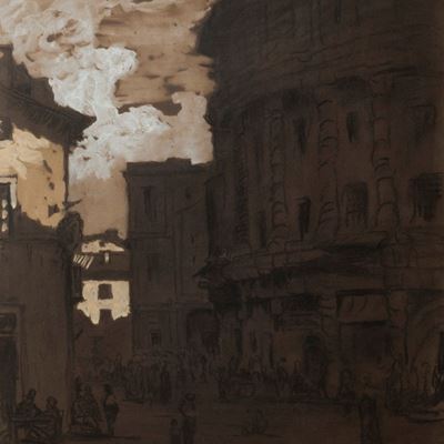 Roma, Veduta del Teatro di Marcello