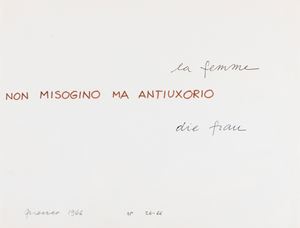 Non misogino ma antiuxorio