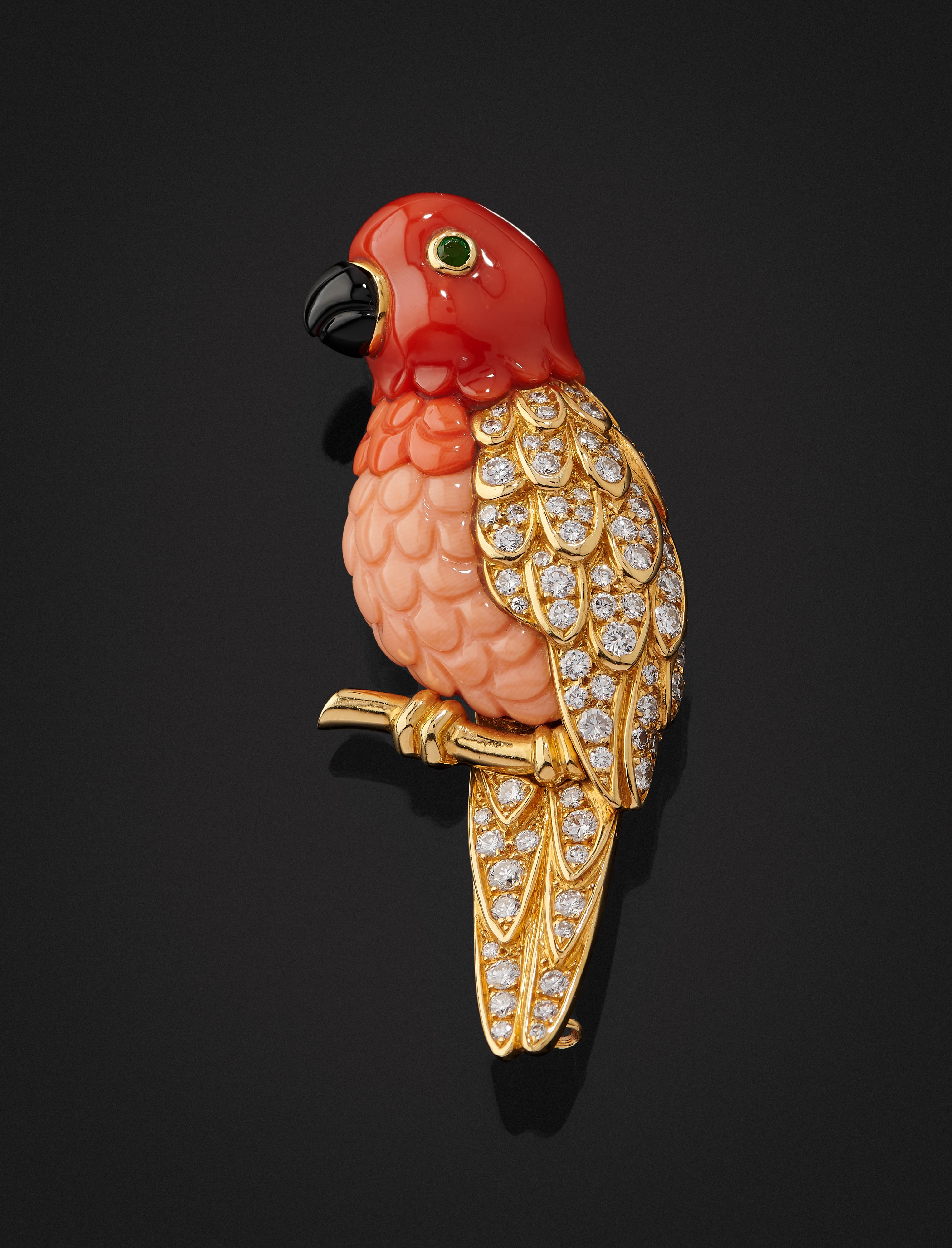 Van Cleef Arpels Parrot brooch Fine Jewels Finarte casa d