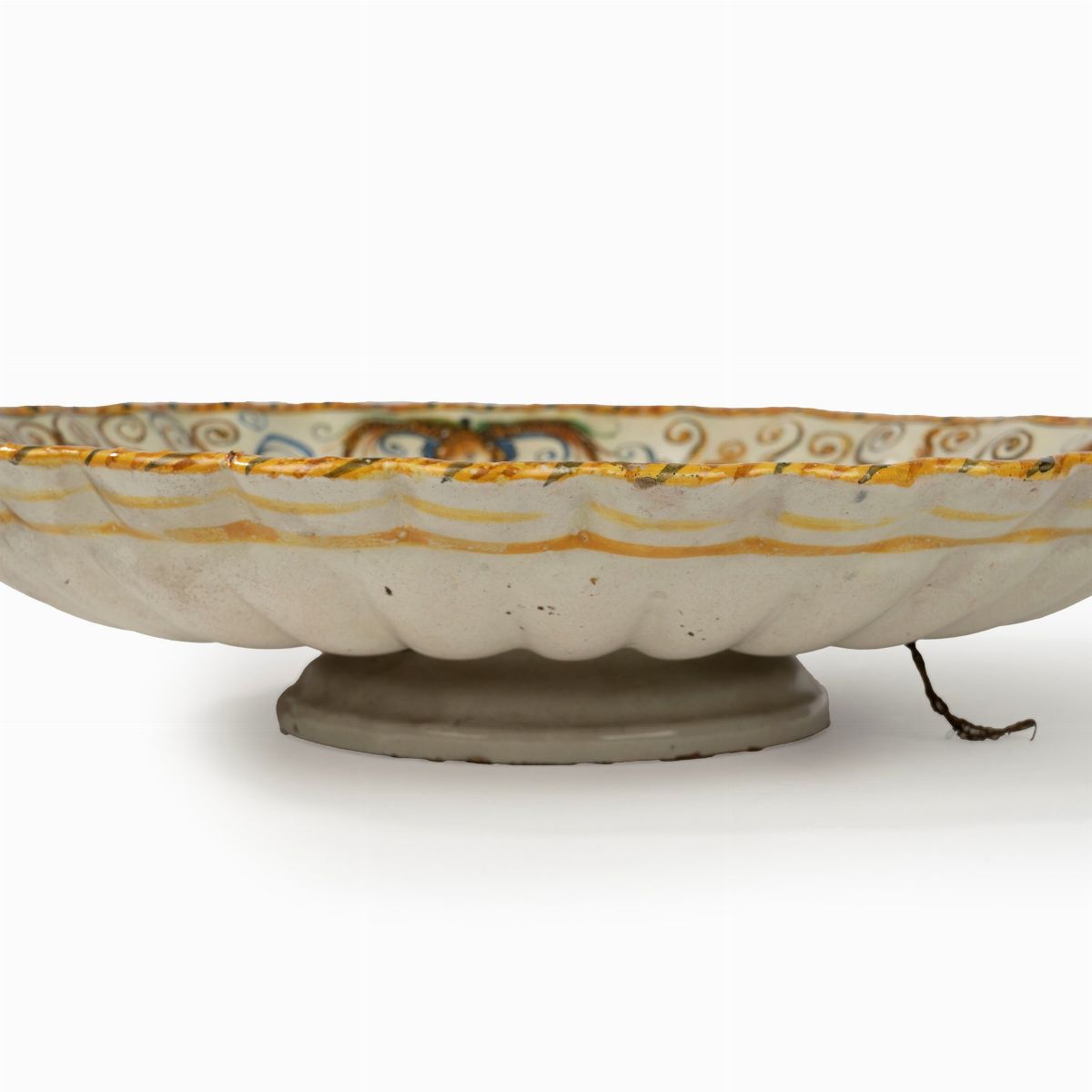Crespina in Maiolica di Gusto Neorinascimentale Raffigurante la Creazione di Eva, Secolo XVIII