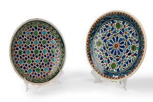  - Two Kutahya ceramic plates, Türkiye, 19th - 20th centuries