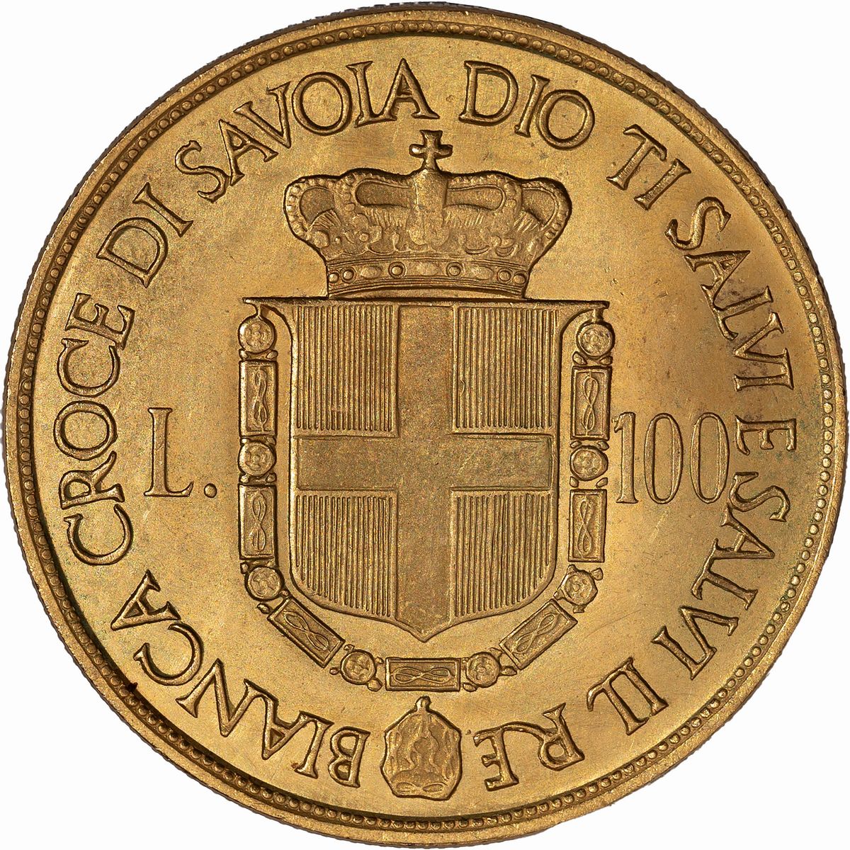 Regno D'italia, Umberto II, 1946 - Regno d'Italia, Medaglia da 100 Lire, 1946