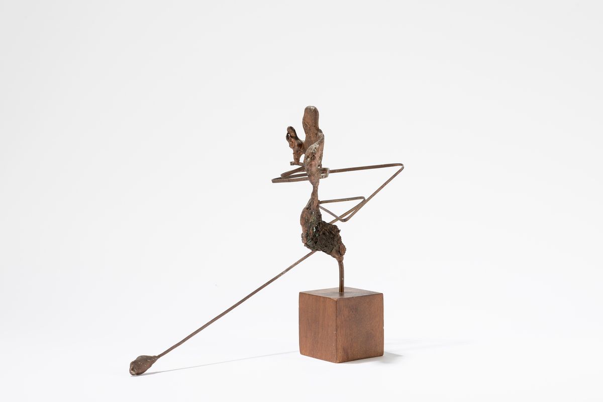 Edgardo Mannucci - Scultura in rame e ottone