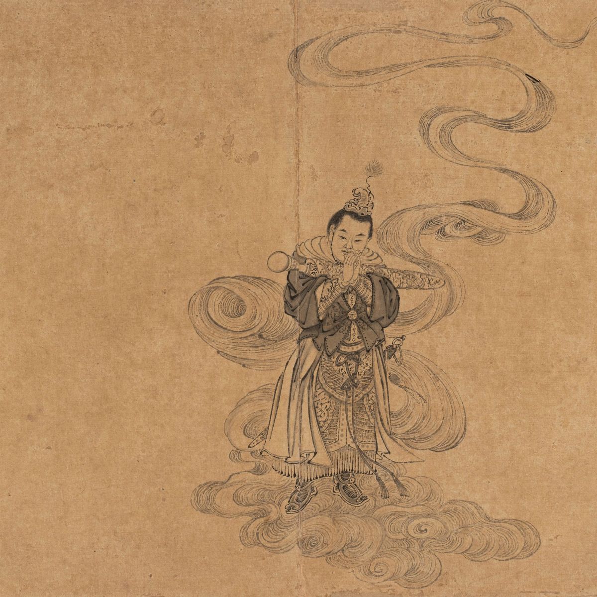Dieci Stampe Raffiguranti Immortali, Putai, Letterati e Altri Personaggi, Cina Secolo XIX