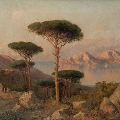 Veduta di Capri dalla Costiera