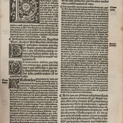 Nifo e Landus, Parva Naturalia - Commentationes in librum De substantia orbis - Quaestio de forma...