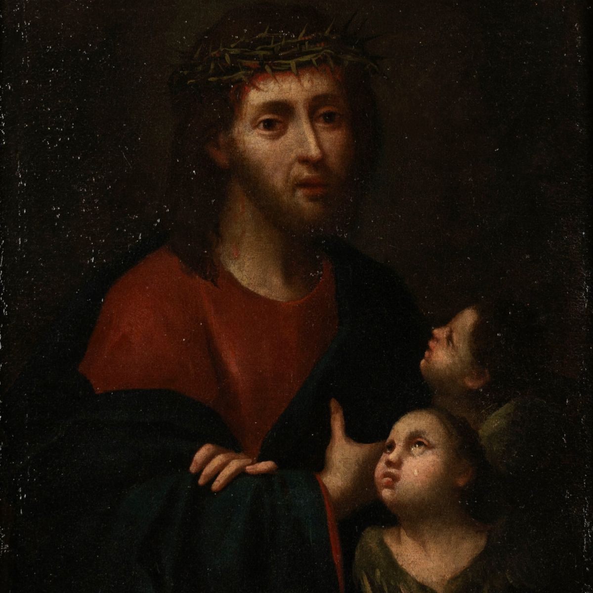 Scuola Italiana, Secolo XVII - Sinite Parvulos