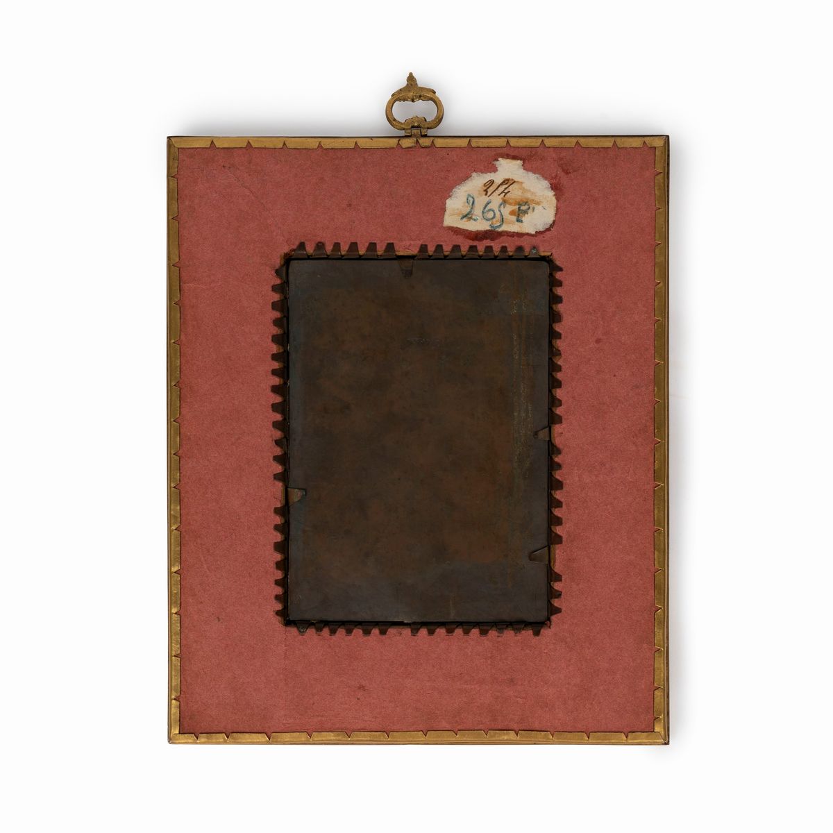 Miniatura Raffigurante Ritratto di Nobildonna in Abito Nero con Scialle di Pizzo, Secolo XIX