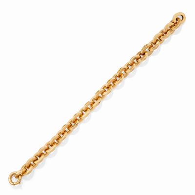 Bracciale, maglia a catena in oro rosa 18k