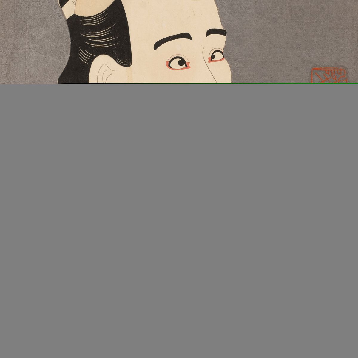 Sharaku - Cinque Xilografie Raffiguranti Maschere Teatrali, Giappone, Epoca Taisho