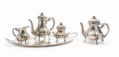 Servizio da Tè e Caffè con Vassoio