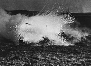 End of a fascist tank