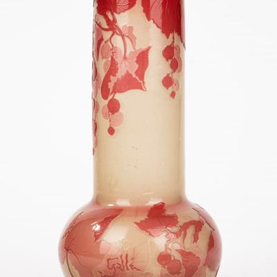 Vaso in Vetro con Ribes, Inizi Secolo XX