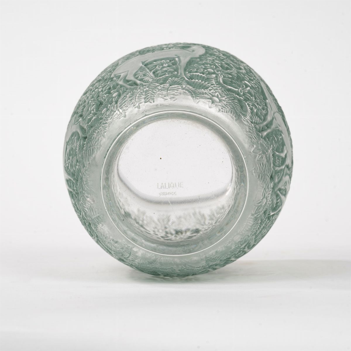 Lalique - Vaso in Vetro “biches”, Inizi Secolo XX