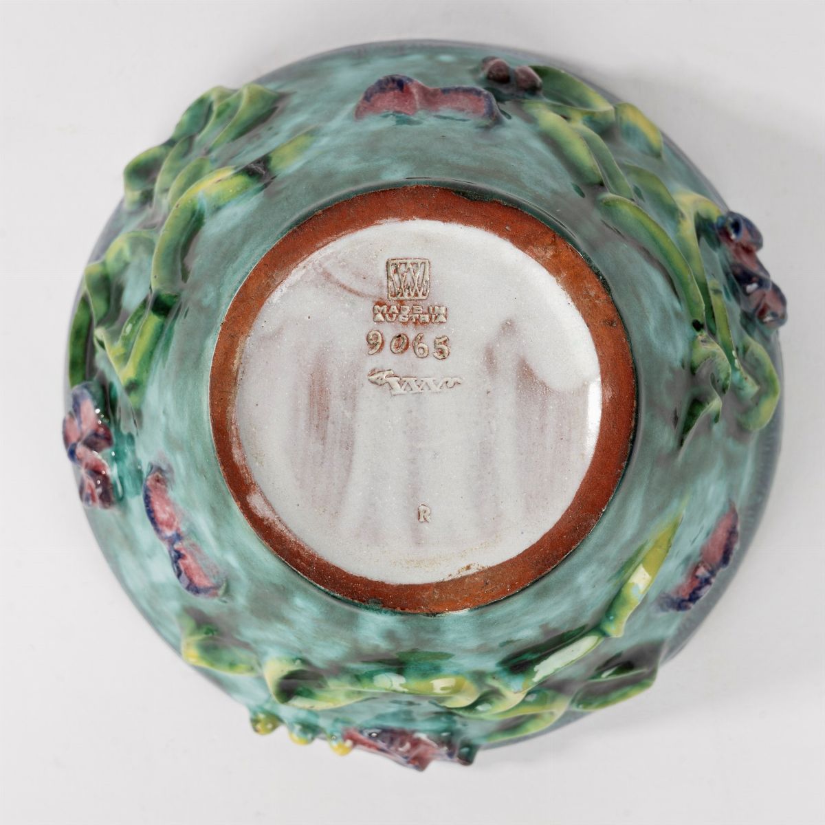 Wiener Werkstätte - Vaso con Coperchio in Ceramica Policroma, Vally Wieselthier, Vienna, Inizi Se...