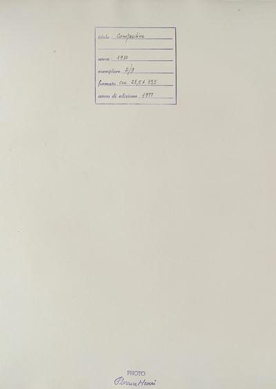 Composition, 1930, Stampa in bianco e nero su carta baritata