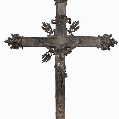 Crocefisso in Argento, Napoli, Secolo XVIII