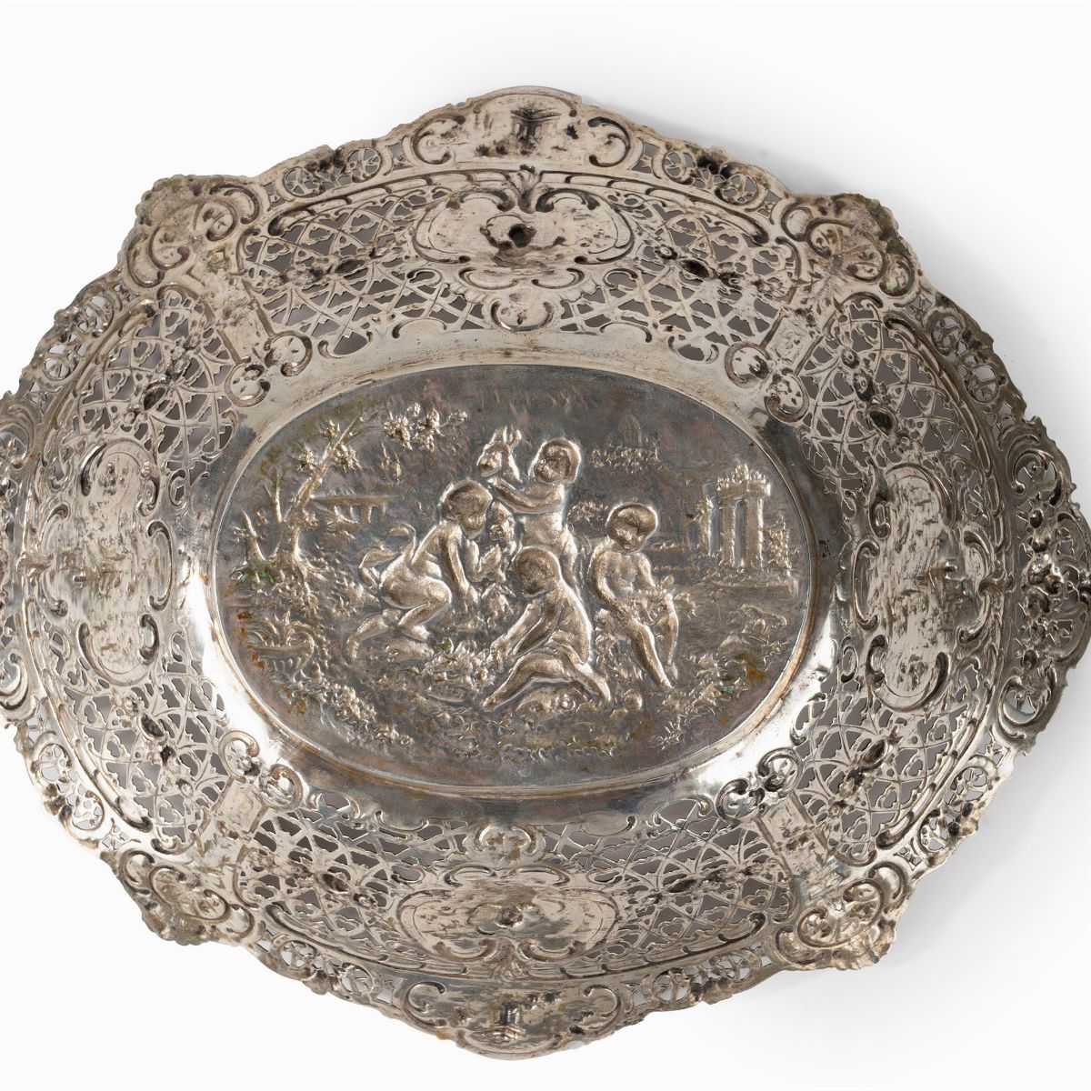 Centrotavola in Argento, Germania Fine Secolo XIX - Inizi Secolo XX