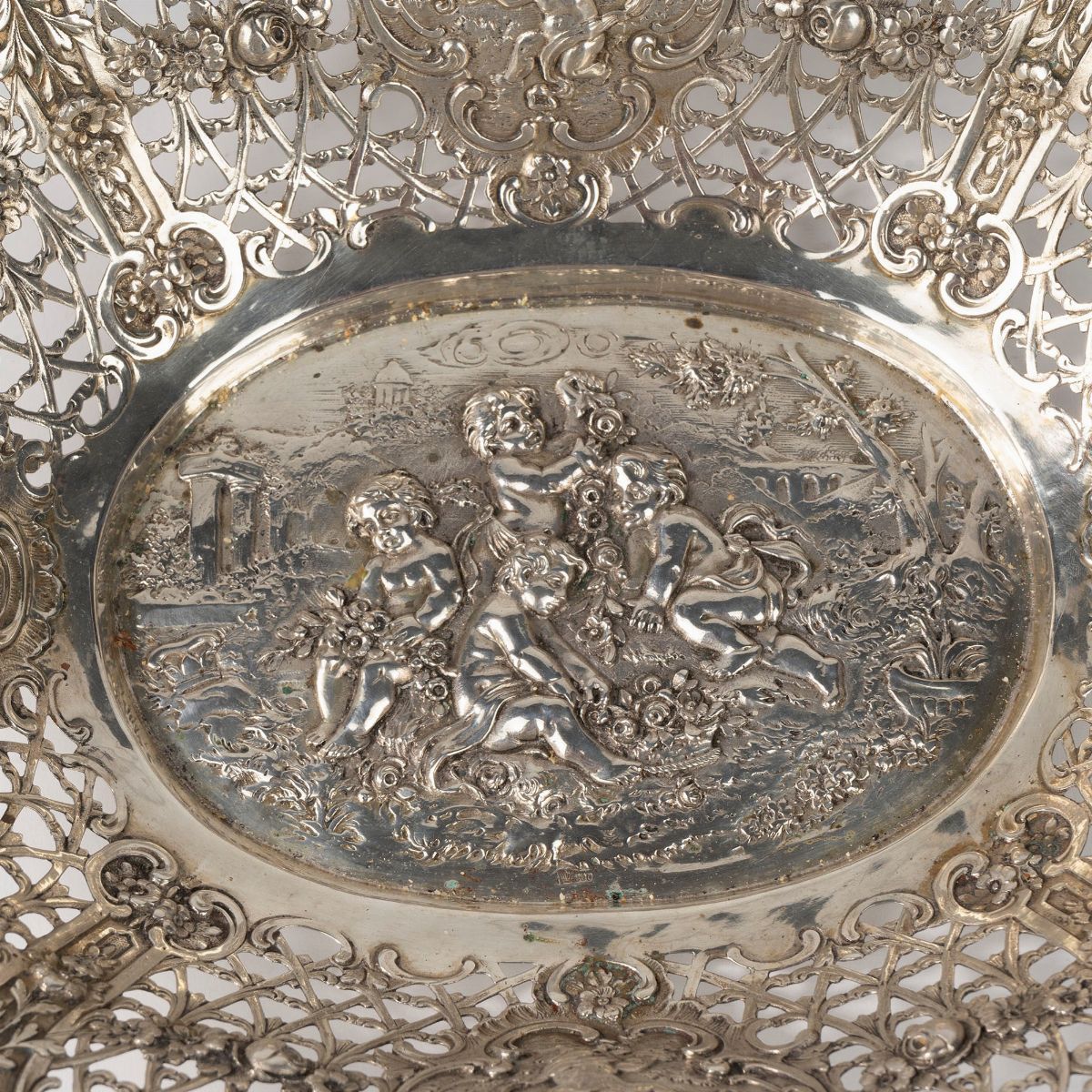 Centrotavola in Argento, Germania Fine Secolo XIX - Inizi Secolo XX