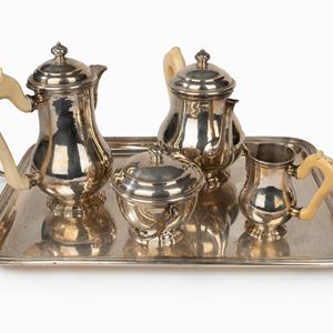 Servizio in argento, Francia, argentiere François Auger, inizi secolo XX