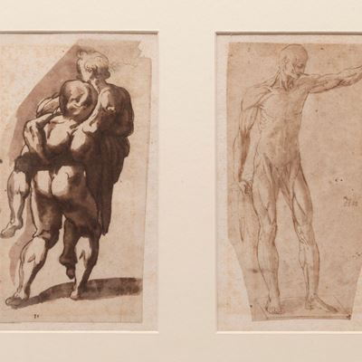 Due Studi di Figure Maschili