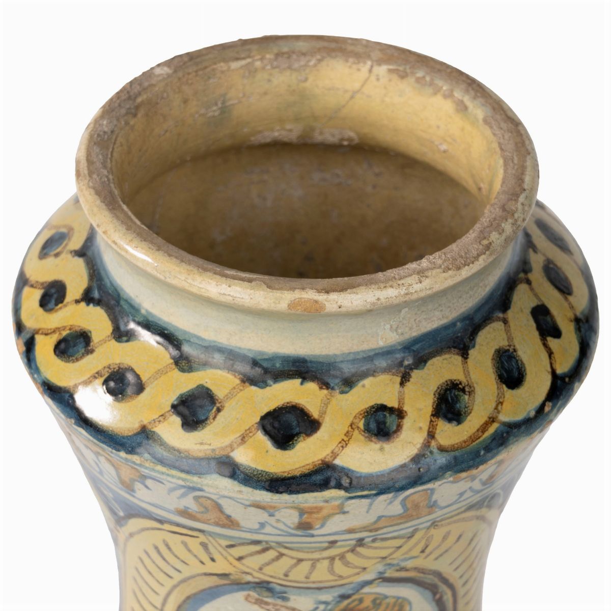 Albarello in Maiolica Policroma, Burgio, Secolo XVII