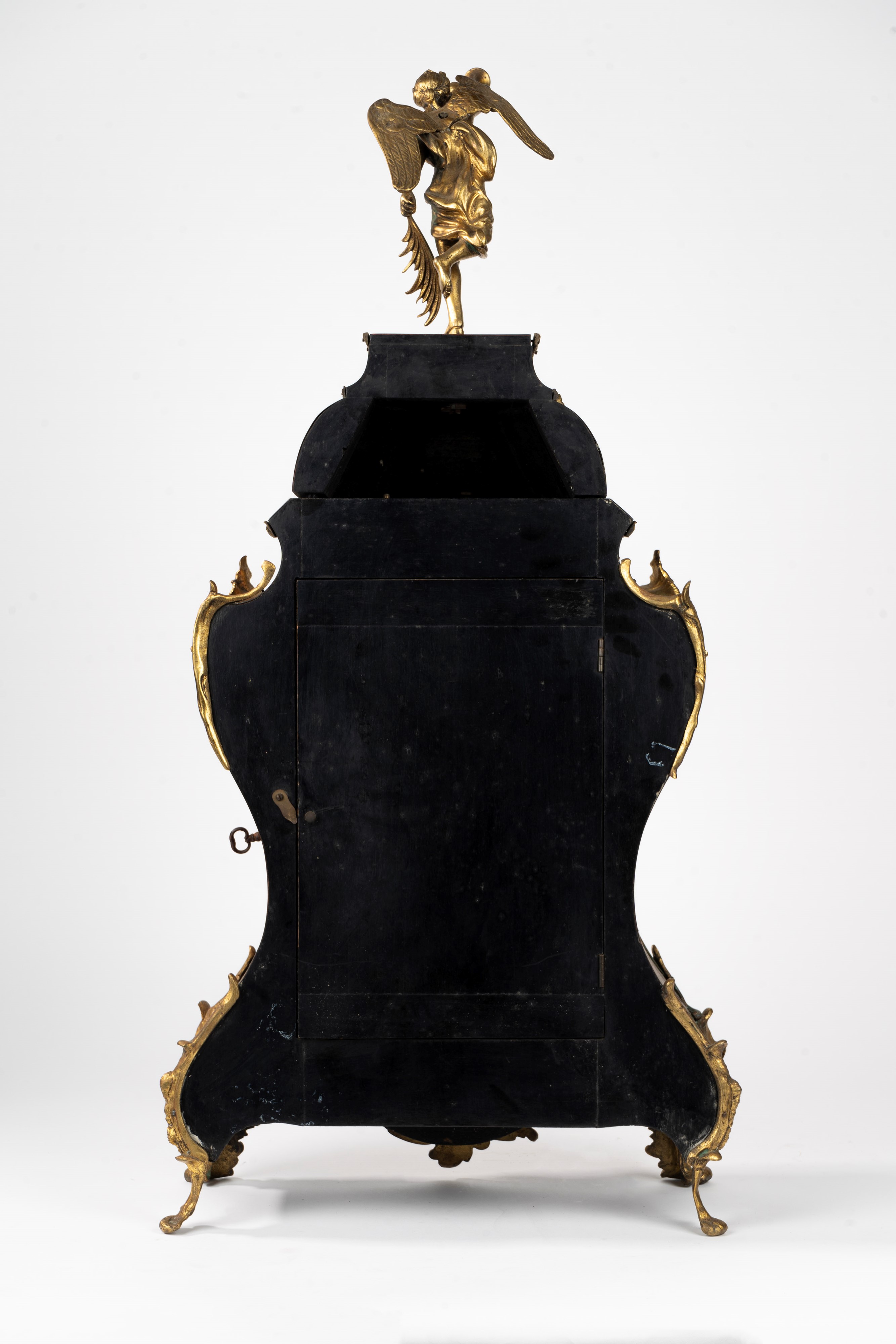 Pendola Napoleone III Boulle in Bronzo Dorato, Secolo XIX