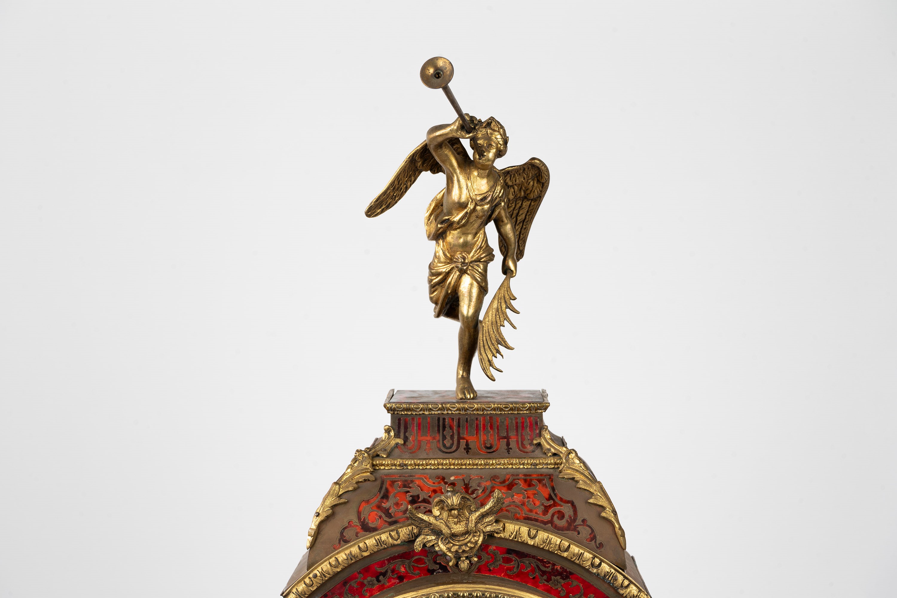 Pendola Napoleone III Boulle in Bronzo Dorato, Secolo XIX