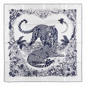 Jungle Love (Tatouage Abeilles) silk twill scarf