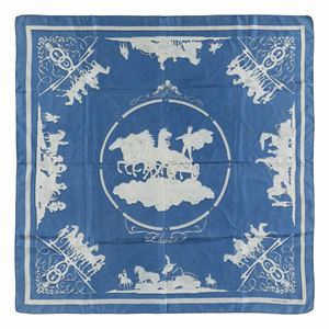 Phaéton silk twill scarf
