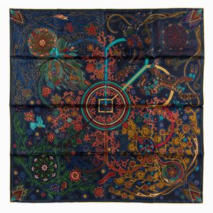 L'Arbre du Vent silk twill scarf