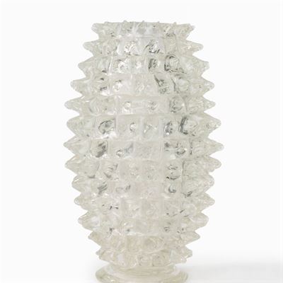 Vaso in Vetro di Murano Rostrato, Anni 40 del Novecento