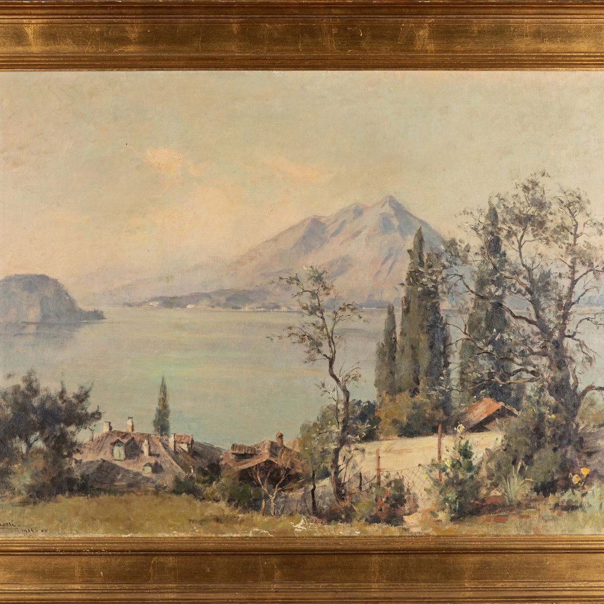 Giannino Grossi - Lago di Como da Fiumelatte