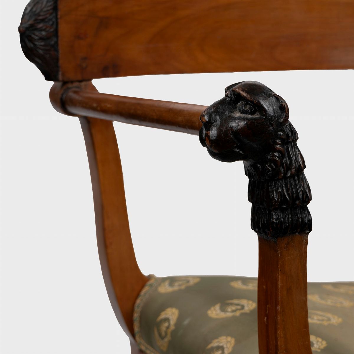 Coppia di Poltroncine in Legno di Ciliegio, Carlo X