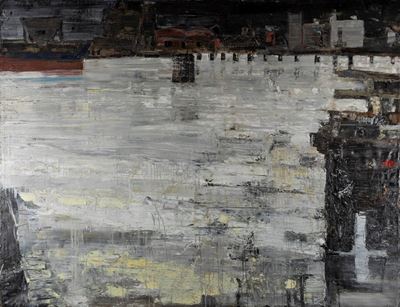 Stanno arrivando le foche, olio su tela, 1997