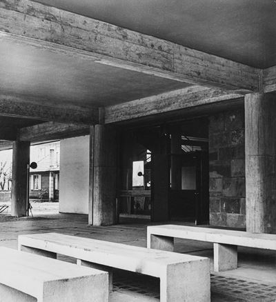 Les Courboisieur, Architetto - Stampa vintage alla gelatina ai sali d'argento