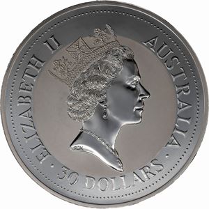 Australia, ELIZABETH II, 1952-2022 - 30 Dollari 