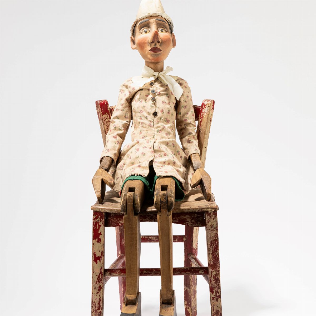 Pinocchio, Grande Pinocchio con sedia, anni '50