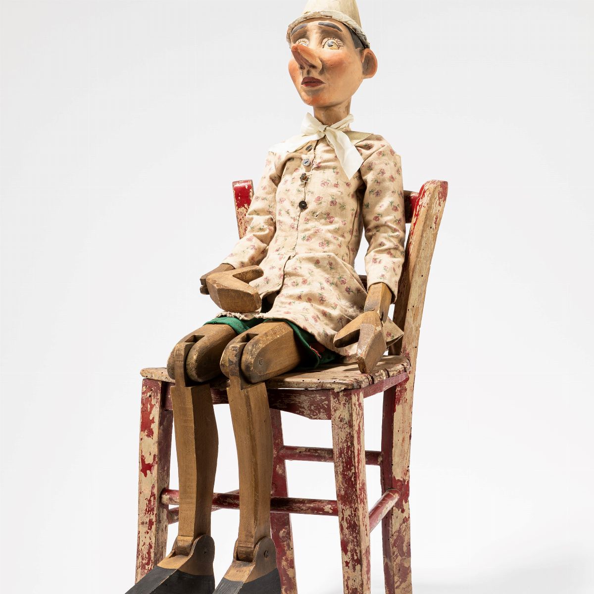 Pinocchio, Grande Pinocchio con sedia, anni '50