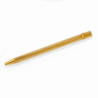 Penna placcata in oro giallo 18k con astuccio