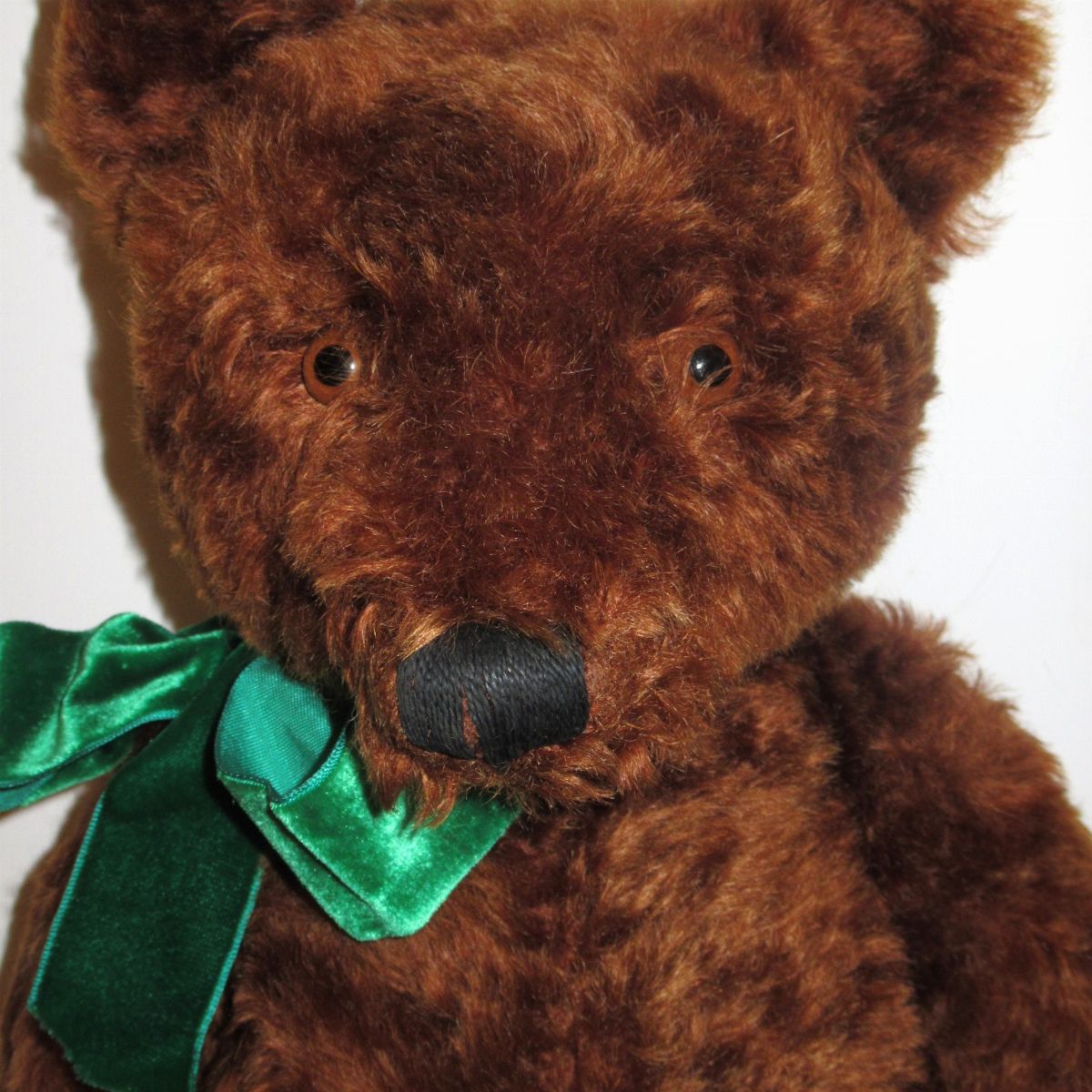 Steiff - Scultura di orso, Dark Brown, Germania, anni '40