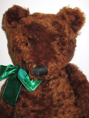 Teddy Bear Brown Bear Stuffed Animal Vintage Toy Steiff Art Print