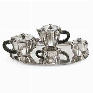  - A silver coffe set, Italia 20th century