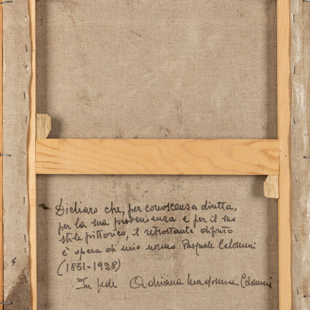 Pasquale Celommi - Ritratto della Moglie del Pittore, Giuseppina Giusti