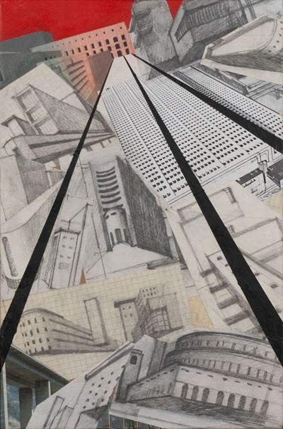 Obliquo - tecnica mista su tela, 2012